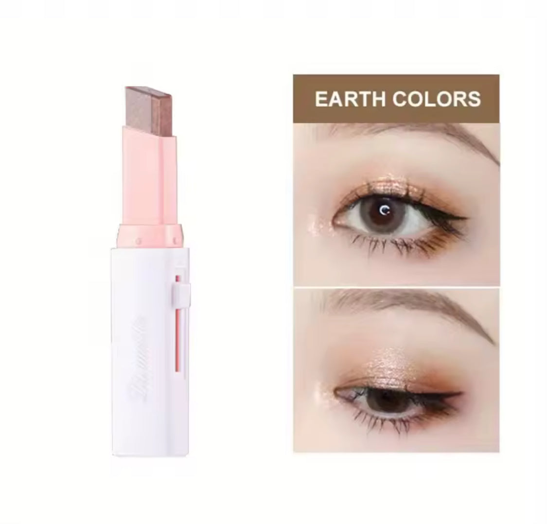 Glam Duo Eye Shadow Stick - creamy easy-to- apply eye color crayon