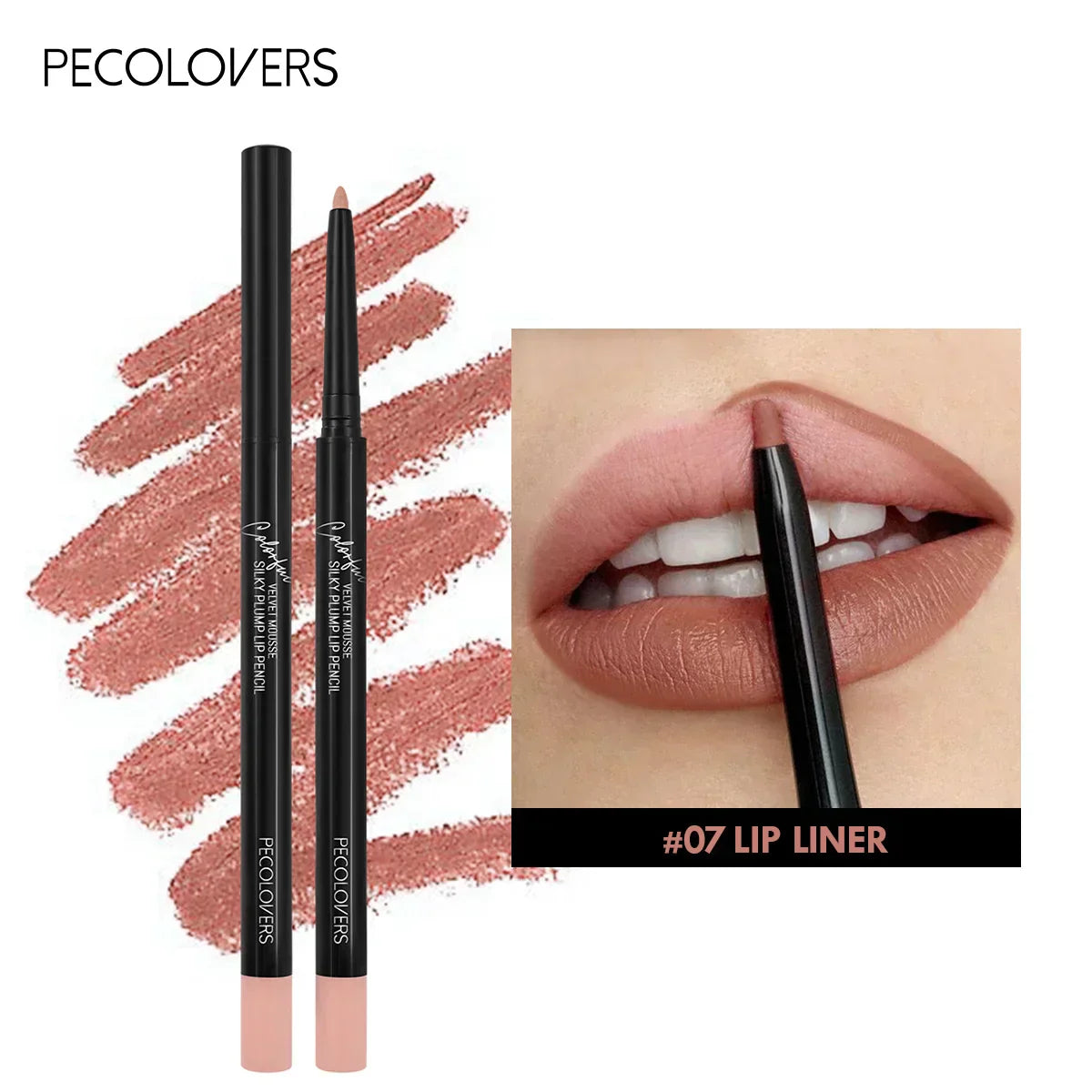 Contour Matte Lip Liner- with matte finish, prevents color bleeding