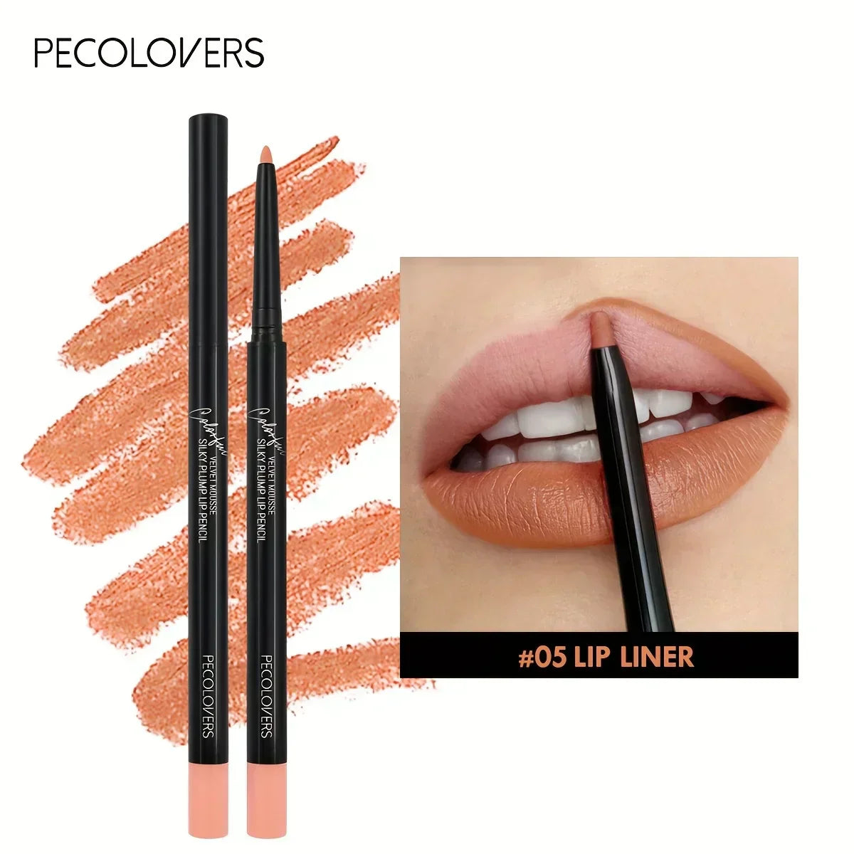 Contour Matte Lip Liner- with matte finish, prevents color bleeding