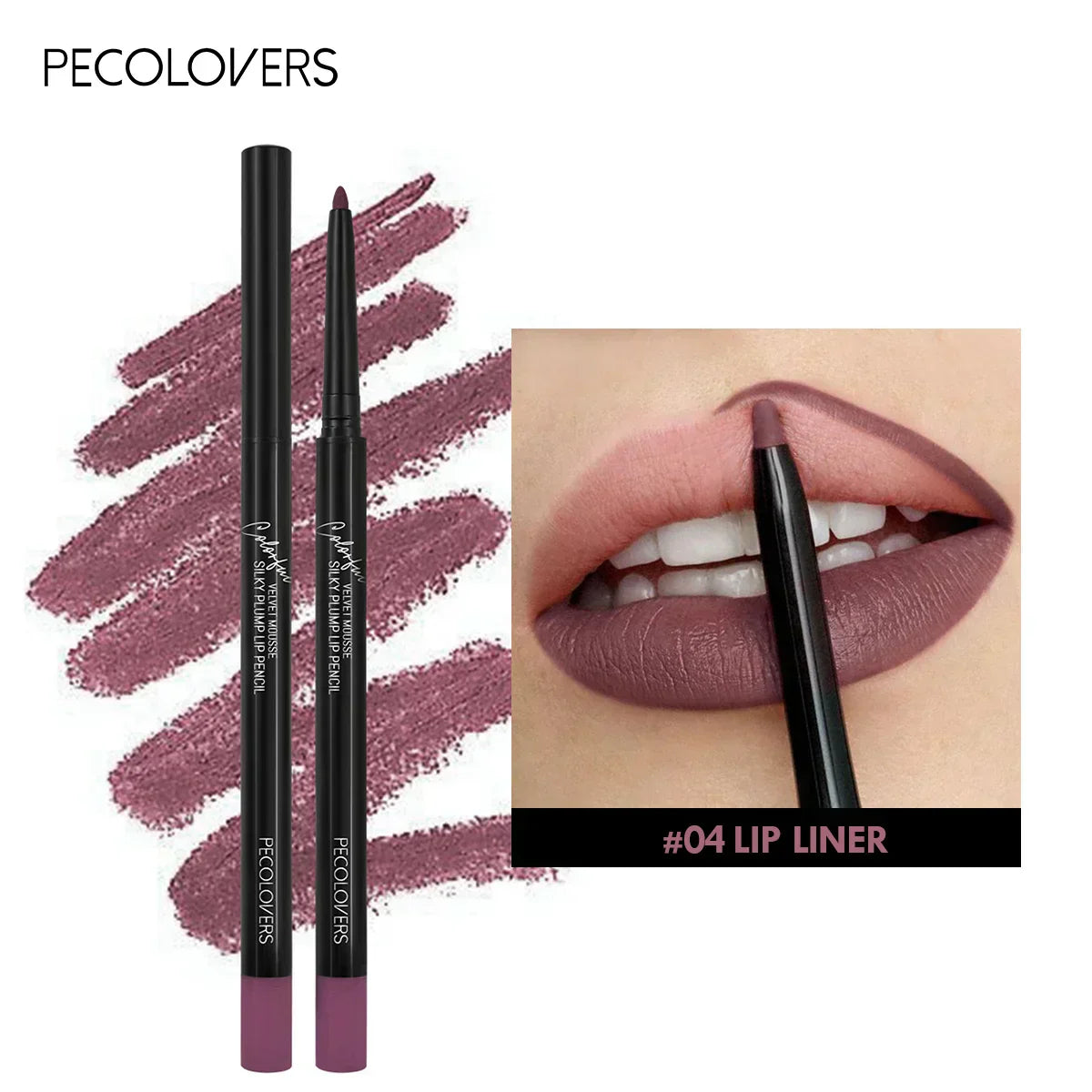 Contour Matte Lip Liner- with matte finish, prevents color bleeding
