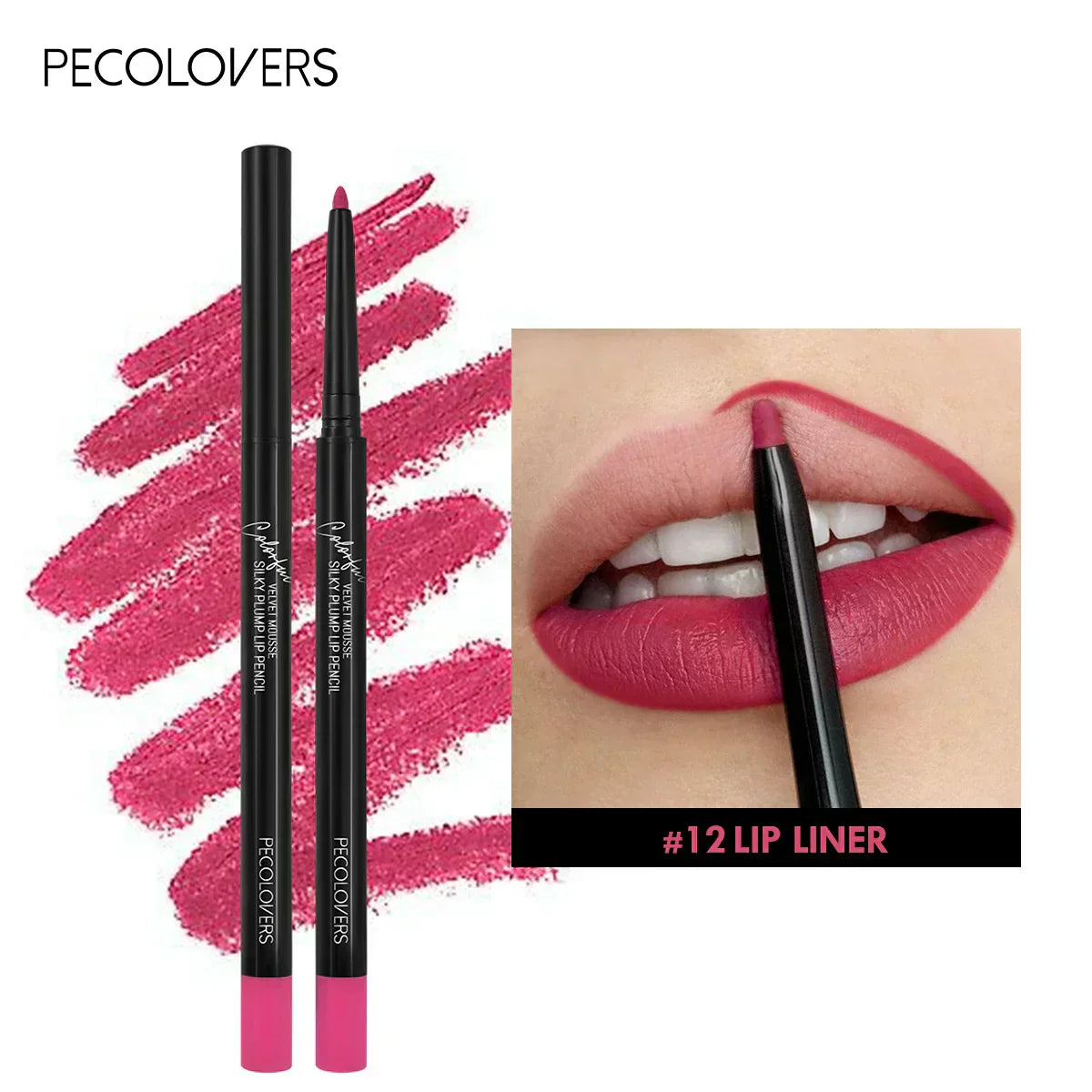 Contour Matte Lip Liner- with matte finish, prevents color bleeding